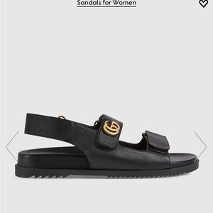 Gucci sandals sling back dad sandal / authentic Gucci shoe